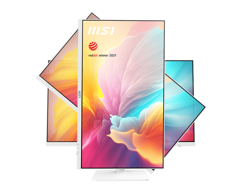 MSI Modern MD272QXPW 27" 商用平面顯示器 (2560 x 1440 (WQHD), HDR400, 100hz) - WHITE MSI Modern MD272QXPW 27" 商用平面顯示器 (2560 x 1440 (WQHD), HDR400, 100hz) - WHITE