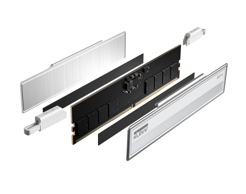 KLEVV FIT V DDR5 6000Mhz (2x16GB) 32GB KIT (CL30) ( BLACK - FV16X2-KD5AGU880-60B280L  /  WHITE - FV16X2-KD5AGU880-60B280F )