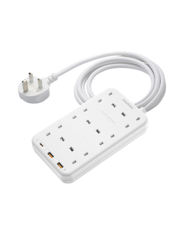 快充PD20W 6+3位 丨防雷耐用拖板 &nbsp; | 快速充電 ONEPLUG 防雷拖板丨排插 丨電源插座丨 萬能插蘇丨USB充電 (US12)