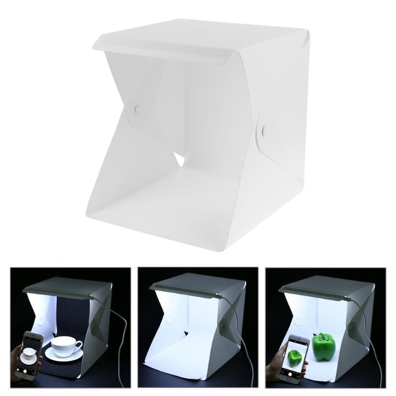 杰克-靜物拍攝臺20cm攝影棚丨迷你可攜式小型燈箱丨折疊拍照柔光箱丨20CM攝影棚丨便攜式可折疊丨迷你攝影工具箱丨小型拍攝器材丨拍照燈箱（1201）