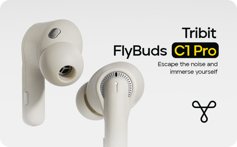 Tribit FlyBuds C1 Pro混合式降噪真無線藍牙耳機