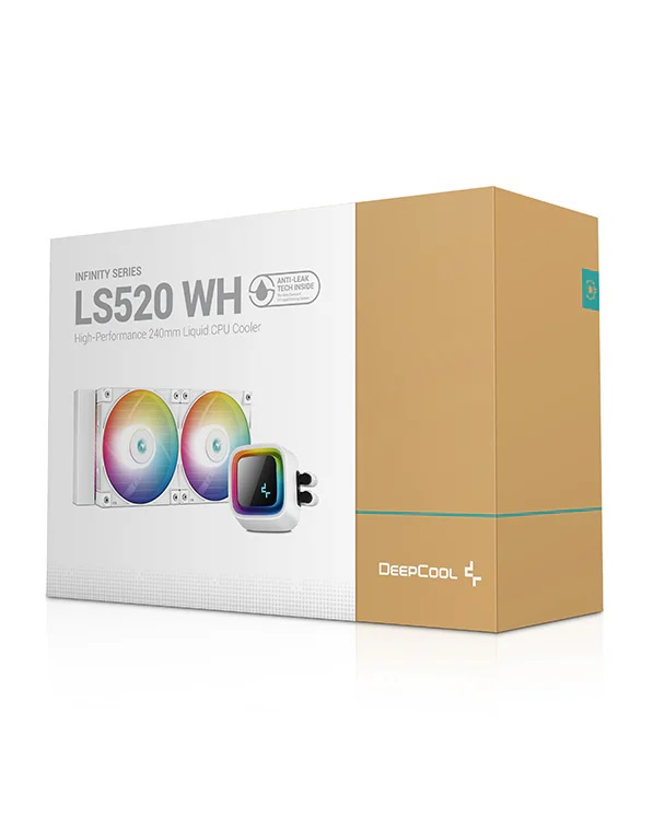 Deepcool LS520 White 240mm ARGB 水冷散熱器