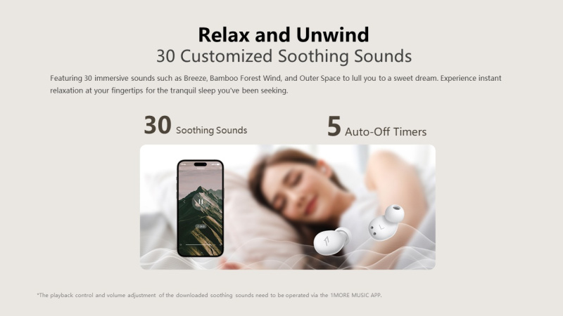 1MORE SLEEPBUDS Z30 助眠真無線耳機