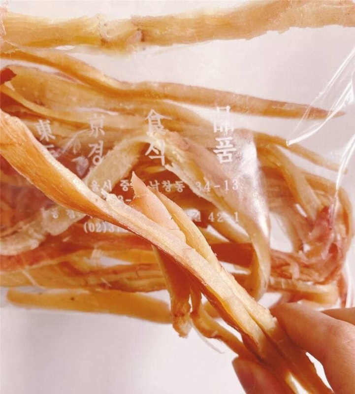 南大門老爺爺-超軟手撕魷魚條 魷魚肉絲-辣味 200G(+/-5) |韓國超人氣零食| 佐酒小食