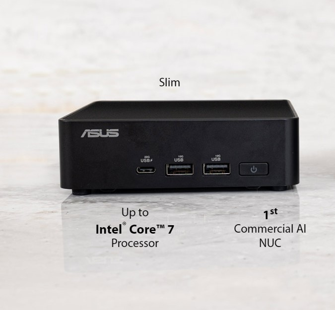 ASUS Intel® NUC 14 Pro Kit Ultra 5-125H Intel Arc GPU [SLIM KIT] - NUC14RVKU500000I