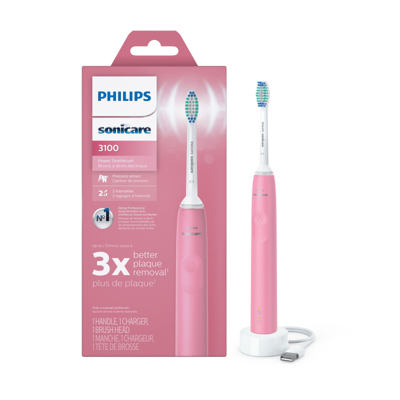 Philips Sonicare 3100系列 珍珠白色聲波電動牙刷 [HX3681]