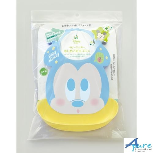 錦化成-迪士尼米奇嬰兒軟膠圍兜/口水肩(日本直送&日本製造)