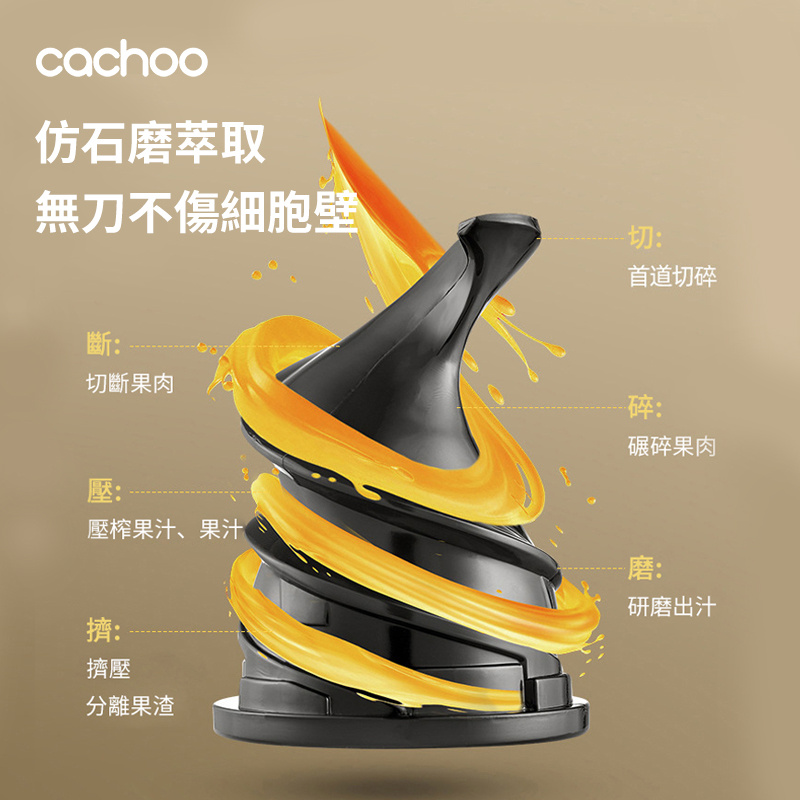 CACHOO 全自動迷你原汁機 CQ38