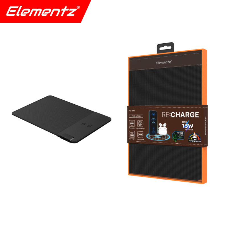 Elementz【FC-004】15W Wireless Charger & Mouse Pad 無線充電板