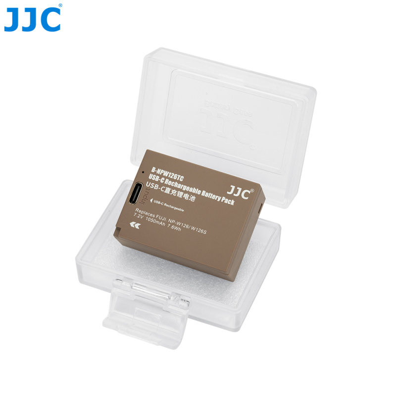 JJC for FujiFlim W126 / W126s 直充直播代用鋰電池 B-NPW126TC USB-C Dummy Battery