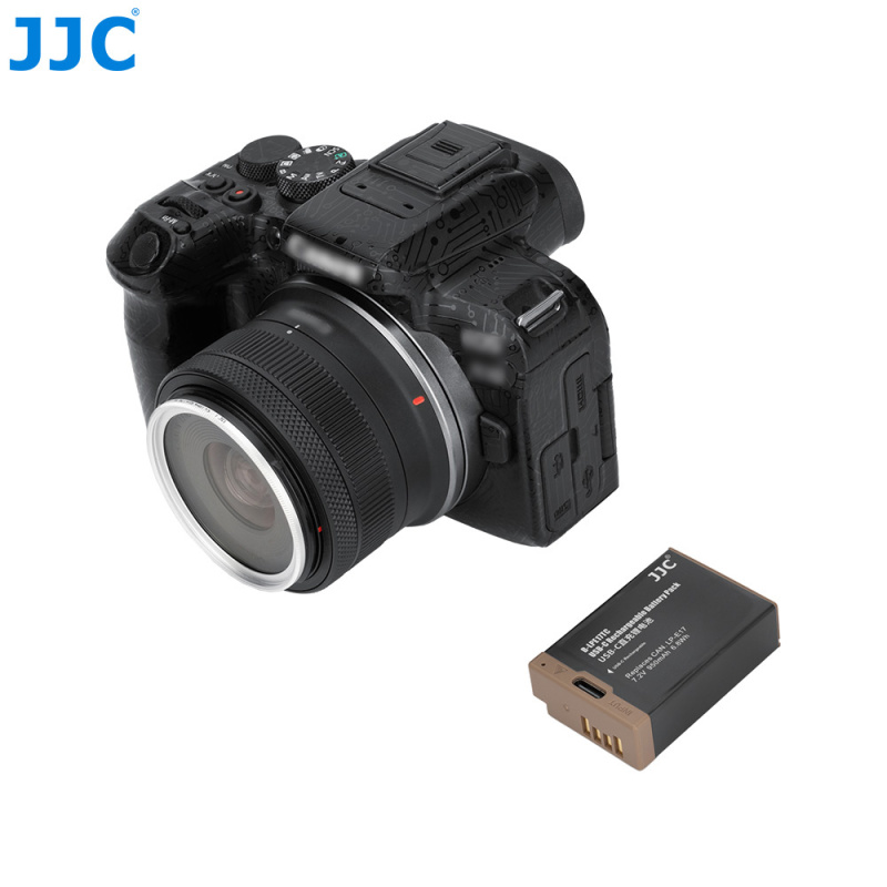 JJC for Canon LPE17 直充直播代用鋰電池 B-LPE17TC USB-C Dummy Battery