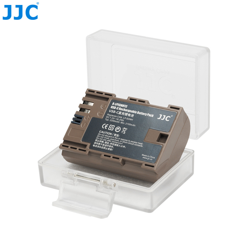 JJC for Canon LPE6 / LPE6N 直充直播代用鋰電池  B-LPE6NHTC USB-C Dummy Battery