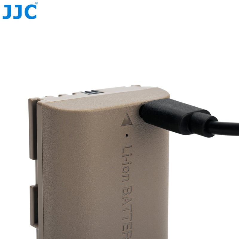 JJC for Canon LPE6 / LPE6N 直充直播代用鋰電池  B-LPE6NHTC USB-C Dummy Battery