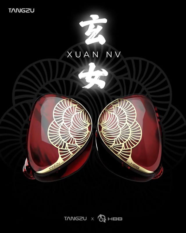 Tangzu Audio 唐族 XUAN NV九天玄女入耳式耳機 (首批贈送唐族掛帶一條)