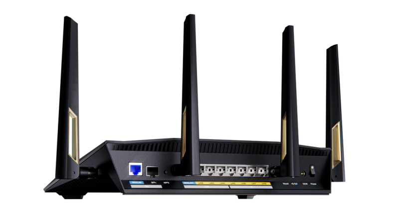 ASUS RT-BE88U BE7200 WiFi 7 Multi-Gig, 10GbE SFP+ AI Mesh Dual-Band Router