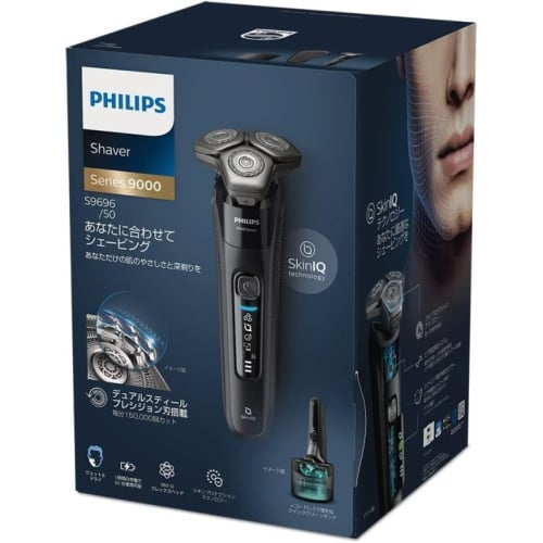 Philips 飛利浦 Shaver series 9000 乾濕兩用電動鬚刨 [S9696/50] (附清洗機)