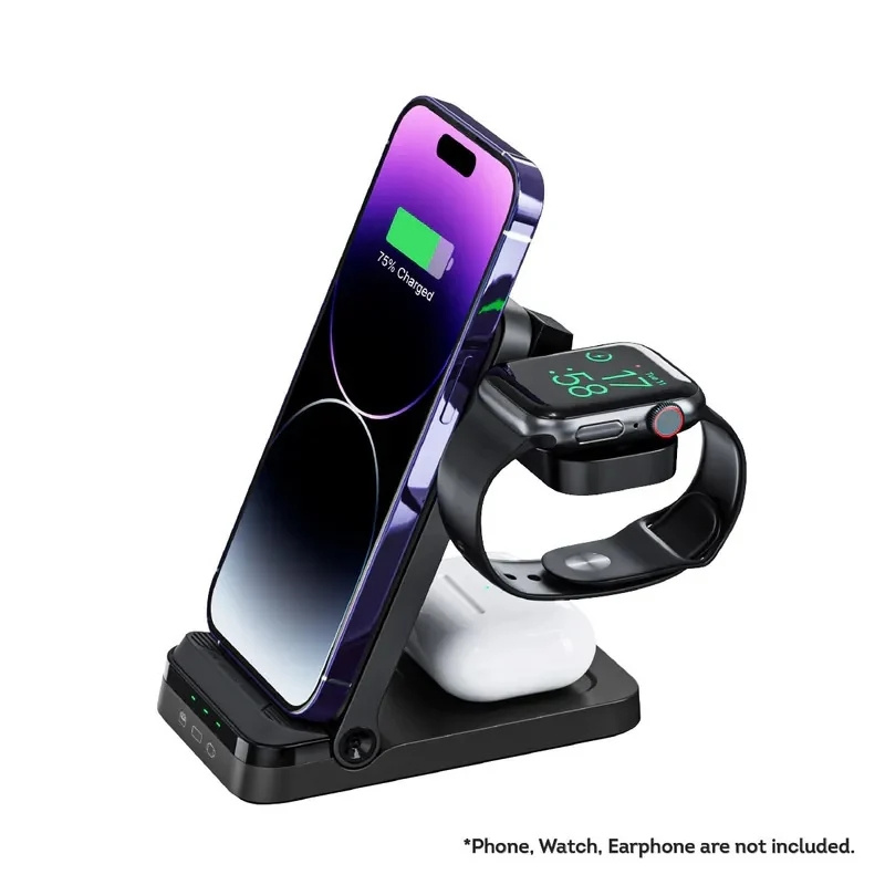 Magic-Pro ProMini W3FD 三合一雙模式無線快充座(連火牛)