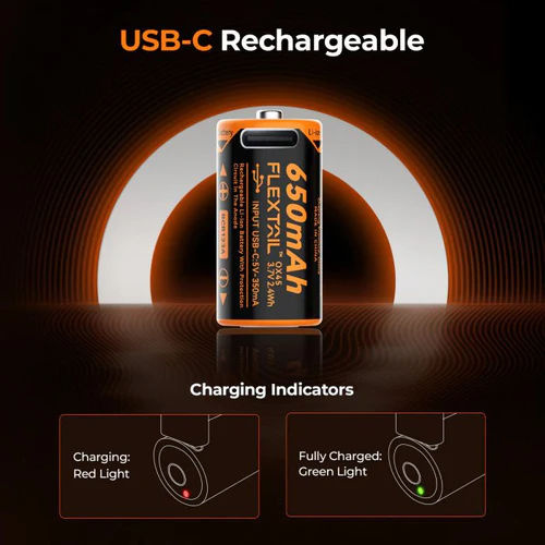 Flextail Zero Battery 650CHT RCR123A充電池
