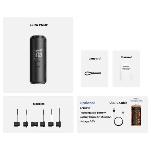 Flextail Zero Pump 迷你充電氣泵