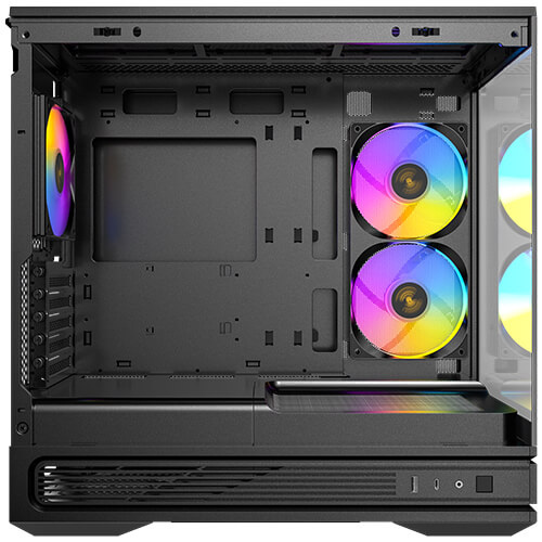 ANTEC C2M ARGB Compact MicroATX Case ( BLACK / WHITE )
