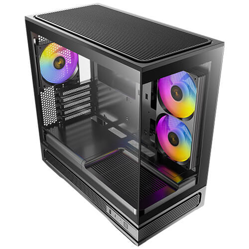 ANTEC C2M ARGB Compact MicroATX Case ( BLACK / WHITE )