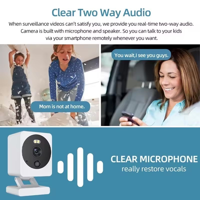 NETEC TY-03 3百萬像 WIFI IPCAM TUYA 警笛 聚光燈