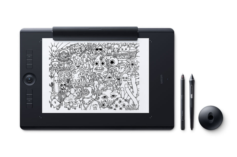 Wacom Intuos Pro (手寫紙版) 版專業數位繪圖板 ( PTH-660/K1-F / PTH-860/K1-F )