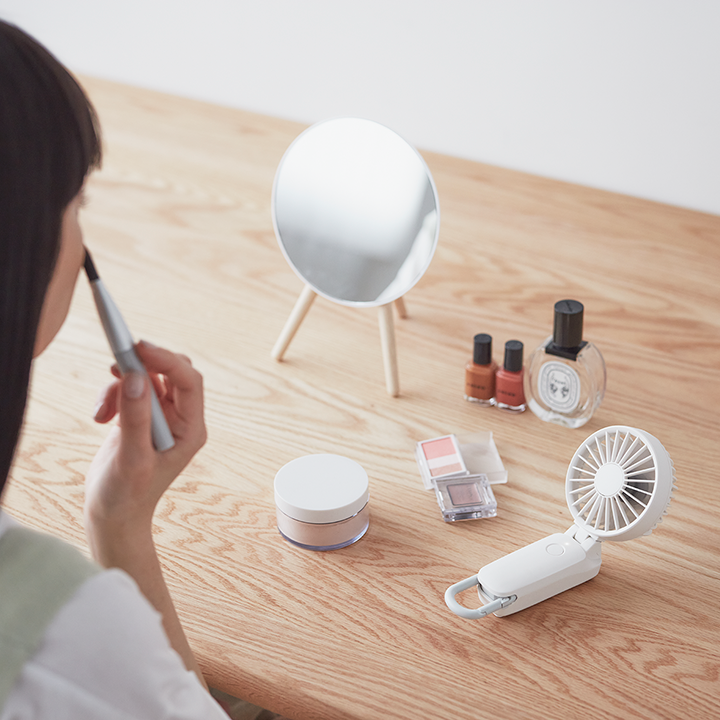 Rhythm Silky Wind Mobile 3.1 勾掛式雙葉手提風扇 (3色)