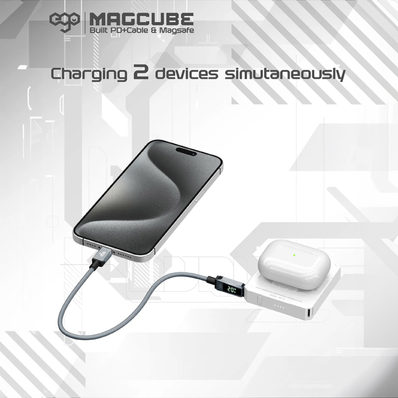 【最新上市】EGO MAGCUBE 5000mAh Magsafe 移動電源 MC-5【原裝行貨一年保養】 【最新上市】EGO MAGCUBE 5000mAh Magsafe 移動電源 MC-5【原裝行貨一年保養】