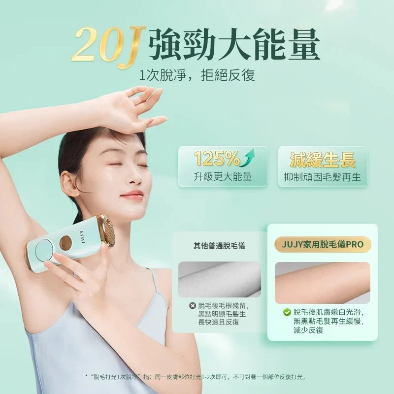 JUJY 8℃藍寶石冰點全身無痛嫩膚家用脫毛儀 PRO
