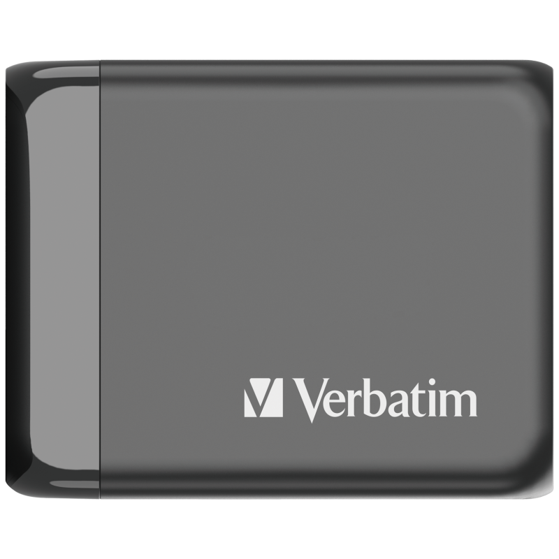 Verbatim 威寶 3 端口 65W PD 3.0 和 QC 3.0 GaN旅行充電器 66963