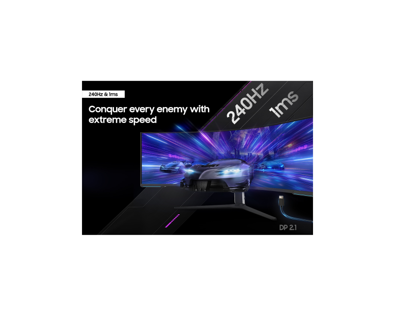 Samsung 57" Odyssey Neo G9 曲面電競顯示器 (240Hz) ( LS57CG952NCXXK ) [現金優惠 $21280]