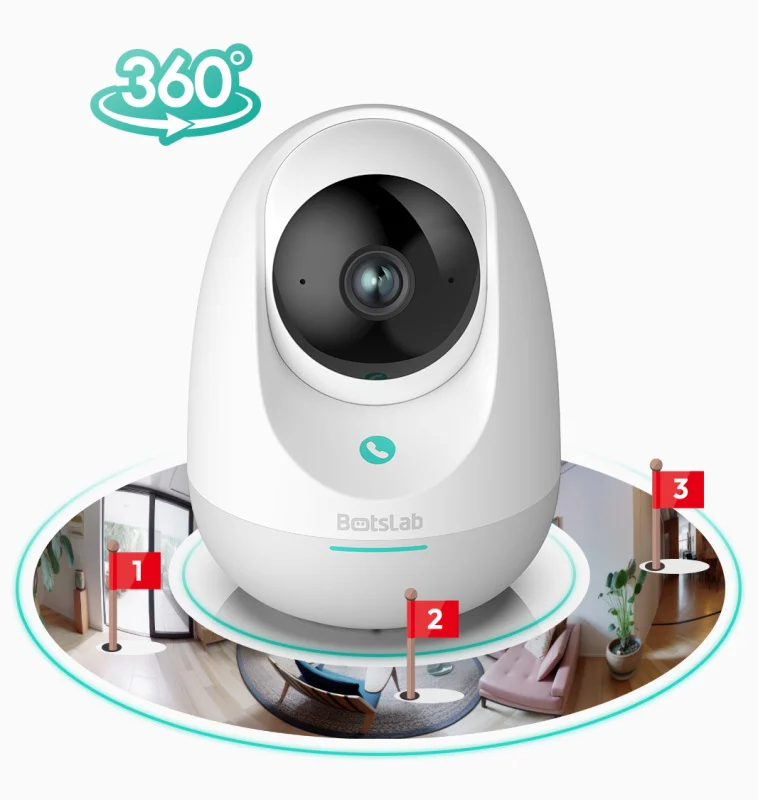 360 BOTSLAB C213 2K 超廣角室內智能監控攝影機