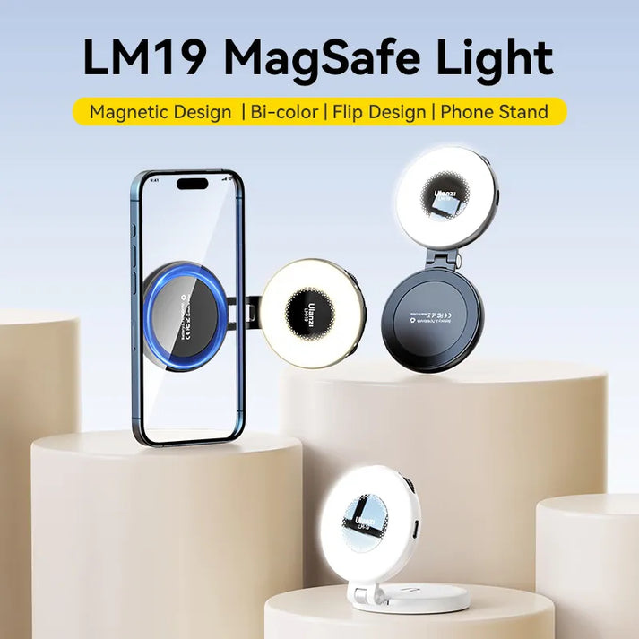 Ulanzi LM19 MagSafe 小巧磁吸環形補光燈 L049GBB1