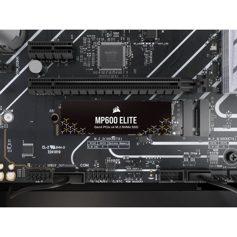 Corsair MP600 ELITE NH PCIe Gen4 x4 NVMe 1.4 M.2 SSD ( 1TB / 2TB / 4TB )