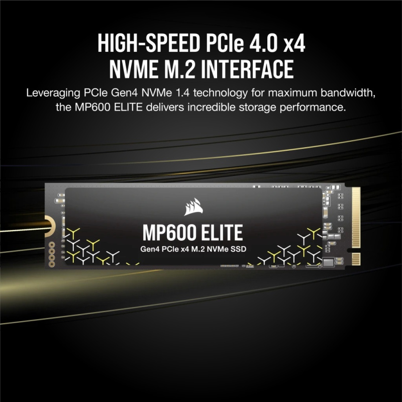 Corsair MP600 ELITE NH PCIe Gen4 x4 NVMe 1.4 M.2 SSD ( 1TB / 2TB / 4TB )