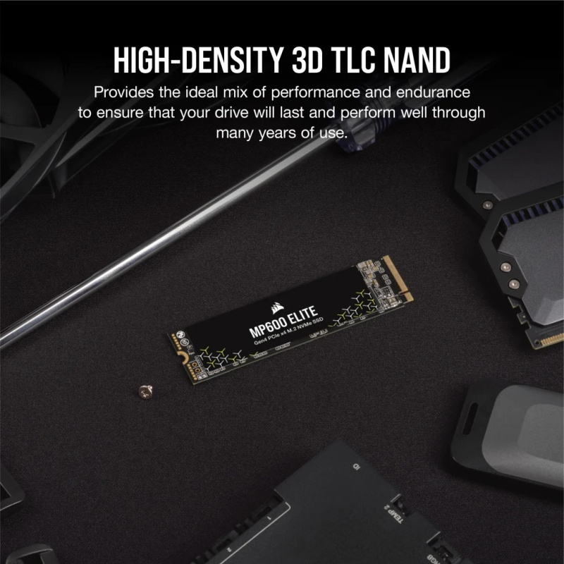 Corsair MP600 ELITE NH PCIe Gen4 x4 NVMe 1.4 M.2 SSD ( 1TB / 2TB / 4TB )