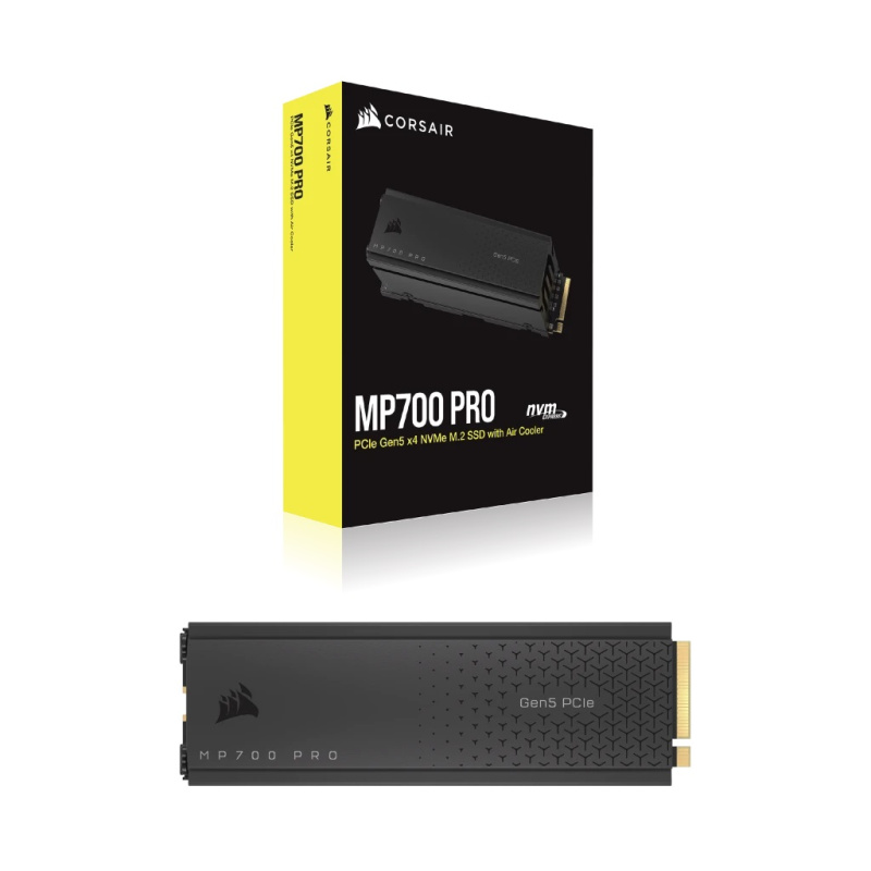 CORSAIR MP700 PRO with Air Cooler PCIe Gen5 x4 NVMe 2.0 M.2 SSD ( 1TB / 2TB /4TB )