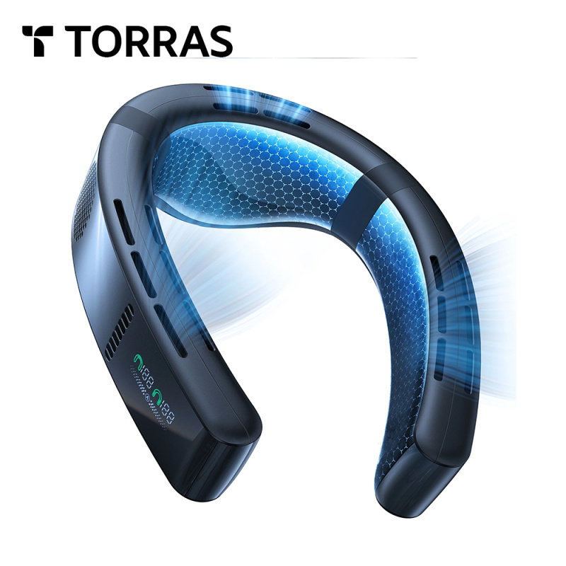 TORRAS COOLiFY Cyber 智能掛頸冷暖風機【隨身 AI 控溫】