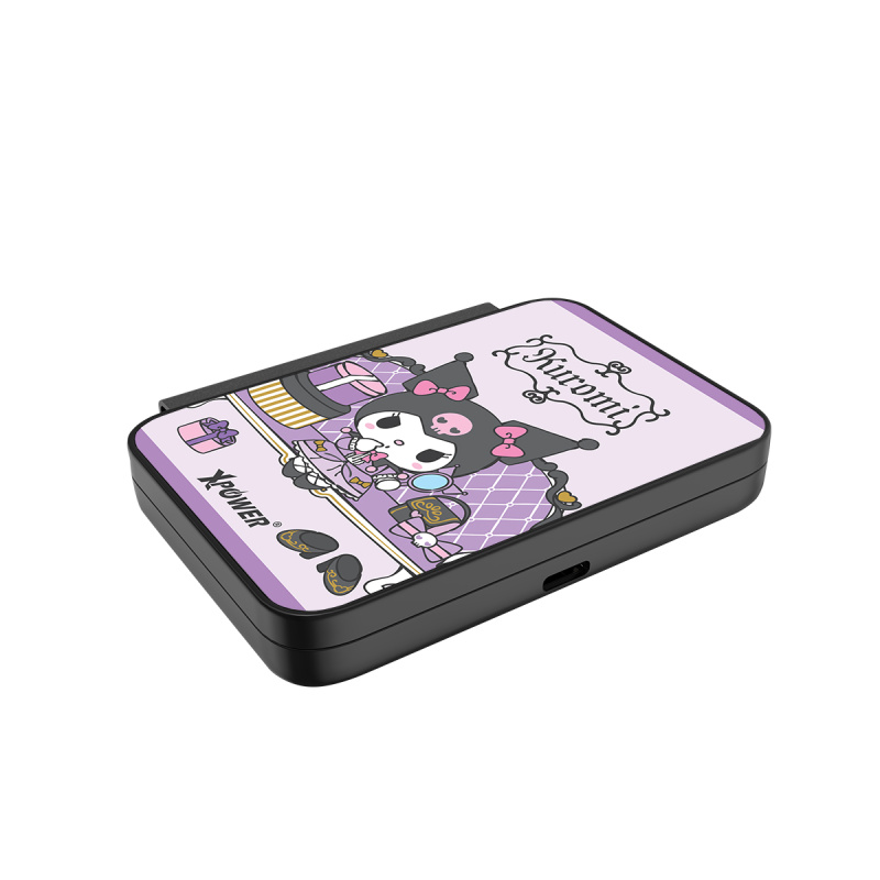XPower x Sanrio Kuromi WLM9 3合1多功能咭片型無線充電器