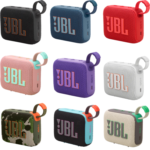 [預購] JBL Go 4 便攜式防水藍牙喇叭 [9色]