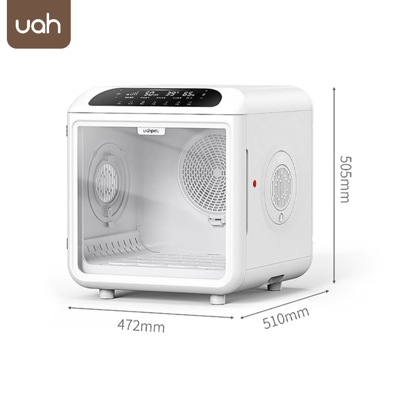 UAH 66L大容量寵物智能UVC殺菌烘乾機 |負離子護理 | 超低噪音 | NTC溫控 | UVC+臭氧雙重殺菌|