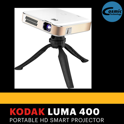 Kodak [Luma 400] 便攜式智能Wi-Fi迷你DLP投影機