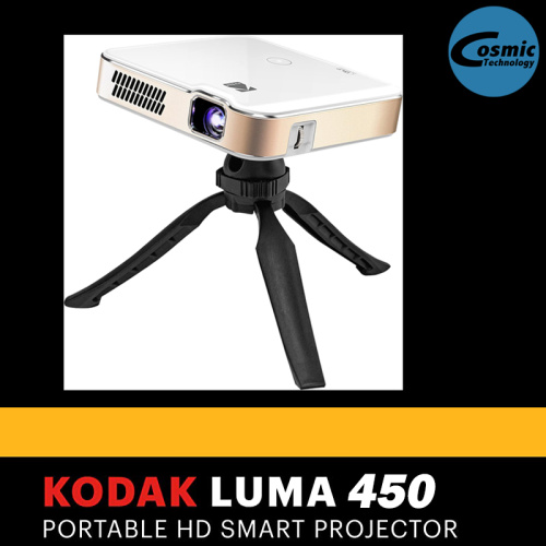 Kodak [Luma 450] 便攜式智能Wi-Fi迷你DLP投影機