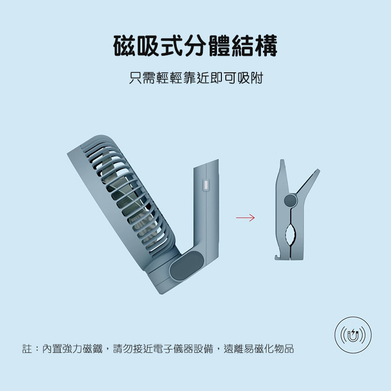 EYEMEGA EM-S2 CUBE 3合1磁吸折疊扇