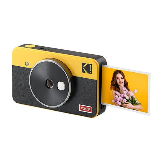 Kodak Mini Shot 2 Retro 復古無線即影有相機及相片打印機 C210R [白黑/黃黑]