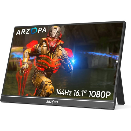 Arzopa -Z1FC  16.1吋 144Hz 可攜式顯示器 100% sRGB 1080P FHD 支架可攜式遊戲顯示器