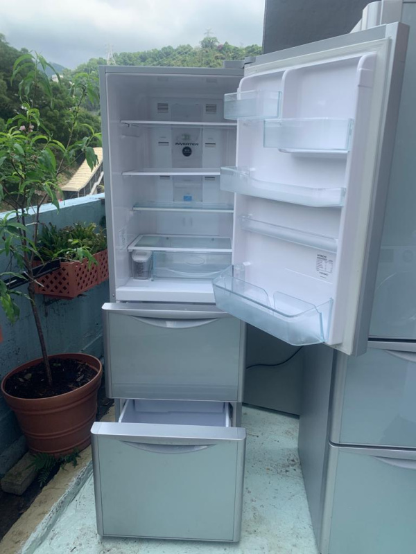 雪櫃 日立 玻璃面 可自動製冰 173CM高 100%正常 九成新以上 二手電器 清倉大減價 最新款 香港二手 二手洗衣機 二手雪櫃