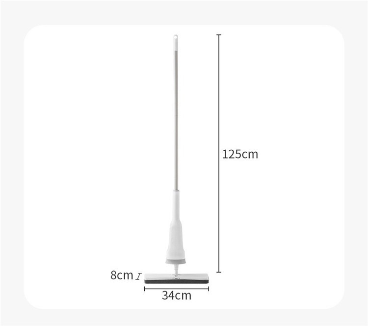 JESUN免手洗升級平板海綿地拖 含海綿拖頭x2