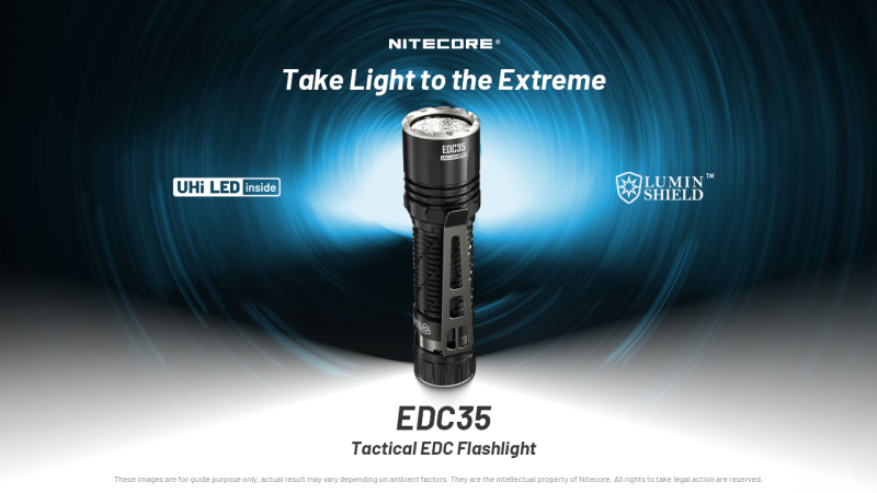 Nitecore EDC35 UHi40 Max 5000lm 550米 USB-C 充電 電筒